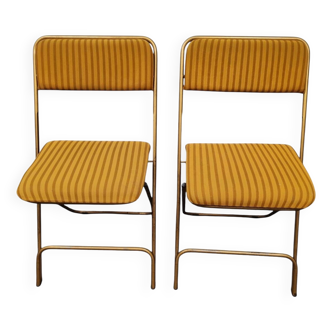Pair of Lafuma folding chairs