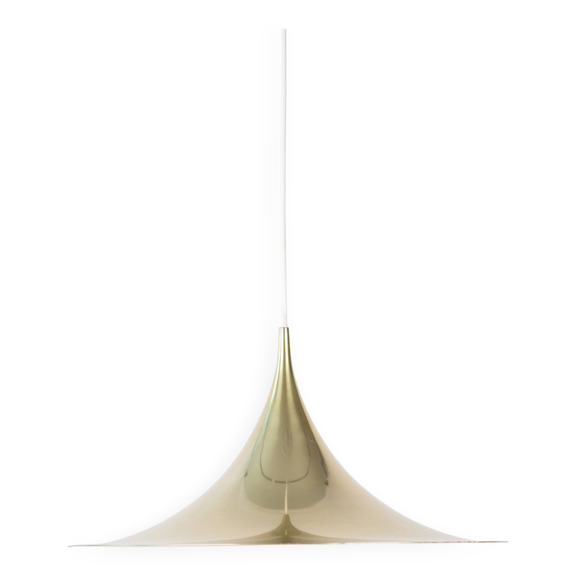 Danish vintage pendant lamp Semi by Bonderup&Thorup, Fog og Morup, 1968