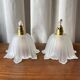 Duo de baladeuses « tulipe » vintage