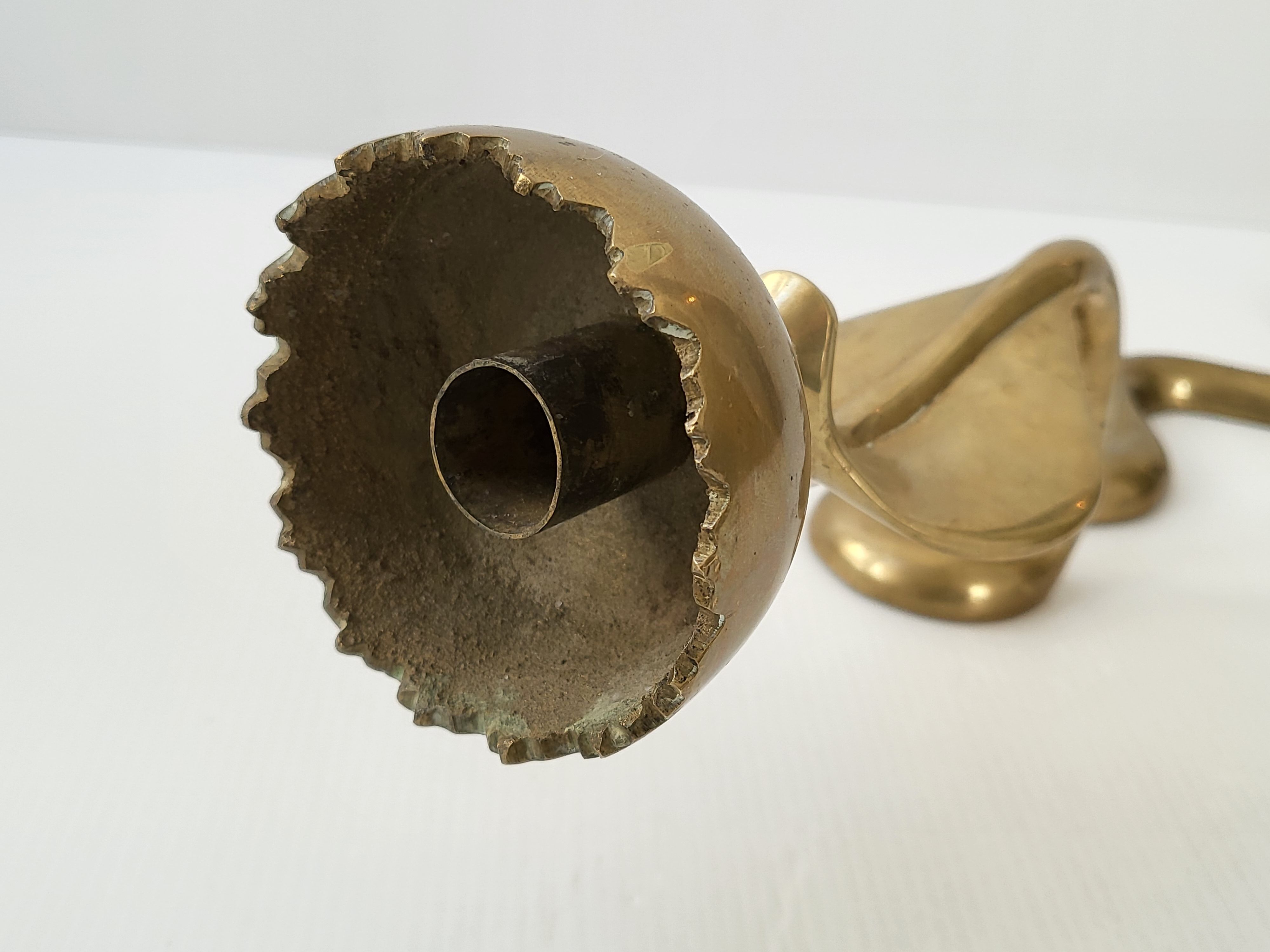 Wall candle holder cobra 76cm vintage 1970