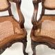 Paire de fauteuils de style Régence en bois naturel XIX siècle
