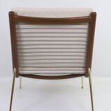BOOMERANG ARMCHAIR by P. HVIDT & NIELSEN, ed. original, restored, 1950