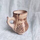 Vase with geometric patterns