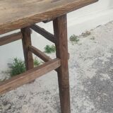 Asian elm console