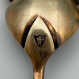 Paire de couverts argent et vermeil poincon cupidon 177 grammes xix eme