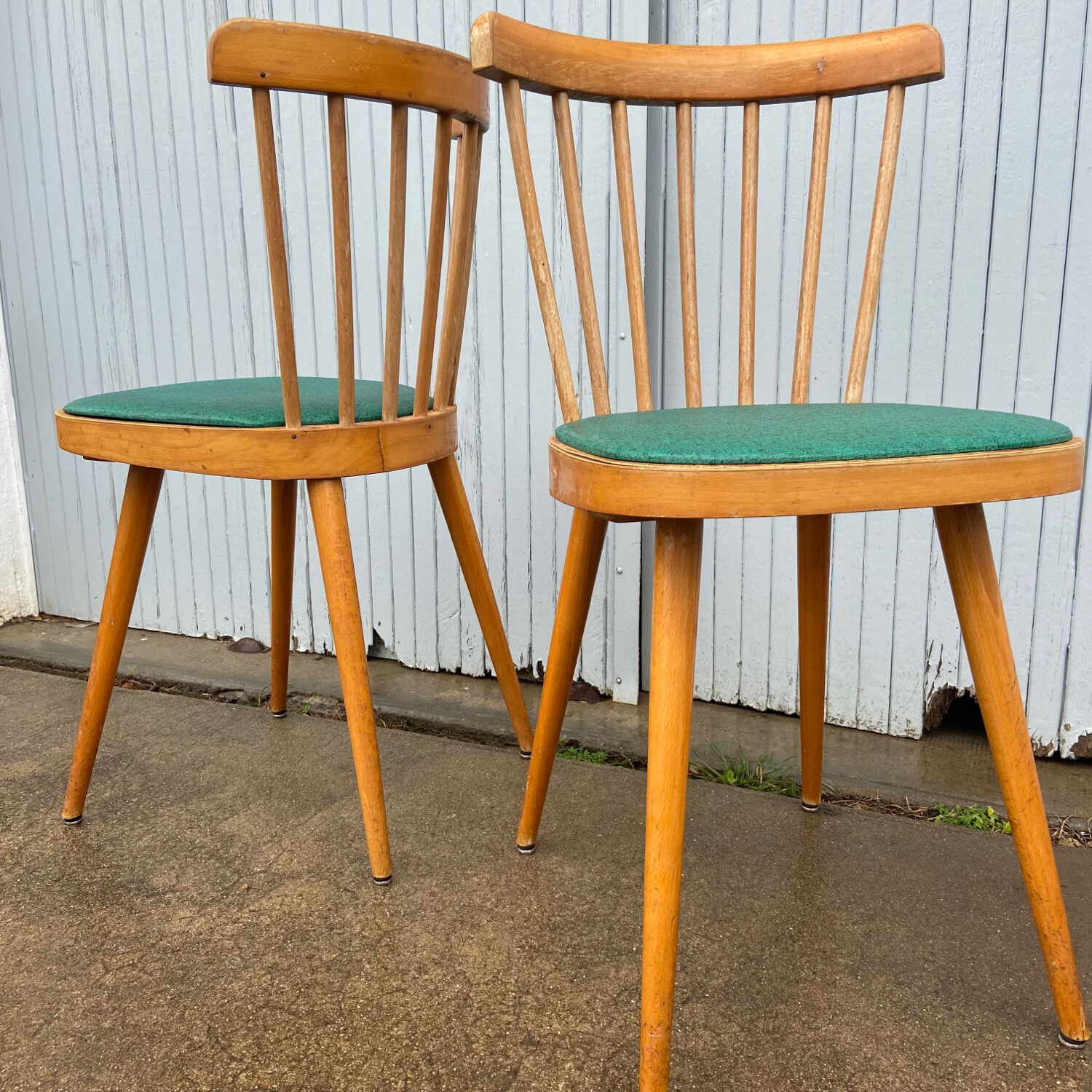 Lot de 4 chaises vintage