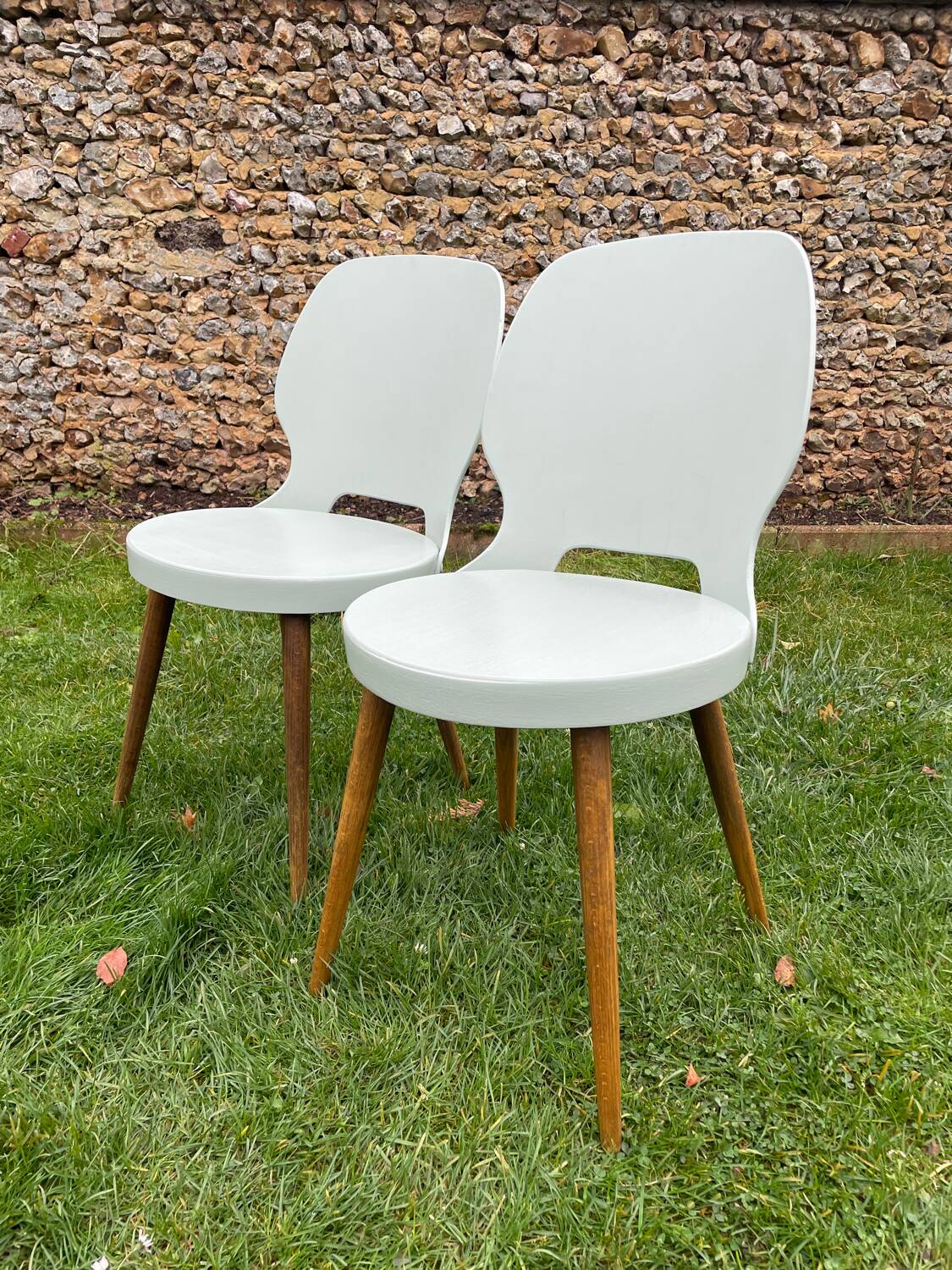 Pair of vintage Baumann bistro chairs from the 1960s
