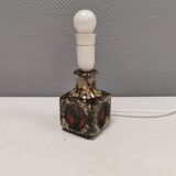Small delicious ceramic table lamp, Danish and estimated from the 1970s.