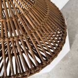 60s Ufo pendant light in Italian wicker