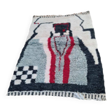 Handmade wool Berber rug 150 X 100 CM