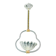 Charming Art Deco Barovier & Toso pendant light chandelier Murano glass, 1950s