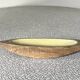 Wooden pond toy, small flat boat, old toy