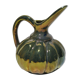 Ceramic pouring jug Rambervilliers art deco flamed sandstone metallic reflection