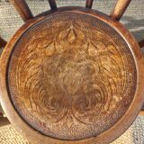 Lot de 5 chaises bistrot Buchon en bois courbé