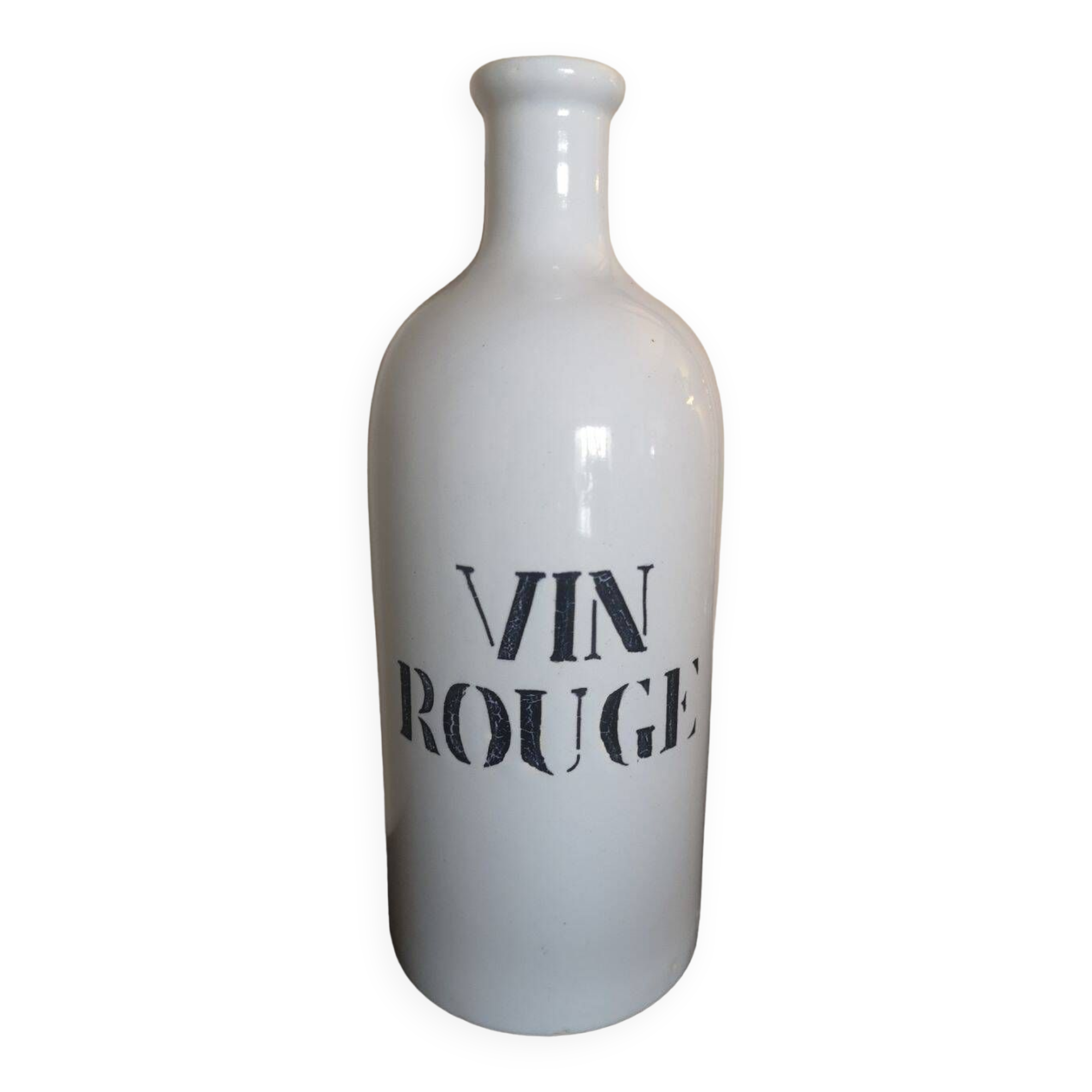 White ceramic bottle - Red Wine - 1950s/1960s