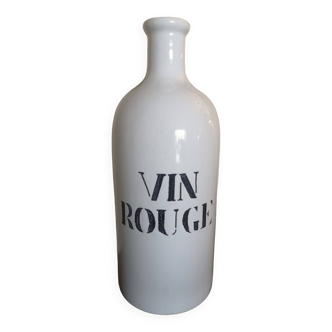 White ceramic bottle - Red Wine - 1950s/1960s
