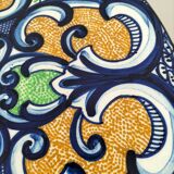 Large Talavera-decorated dish – Spain