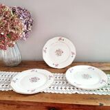 Set of 3 Nice plates from Digoin Sarreguemines