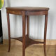 Oval Art Deco pedestal table in oak early twentieth century