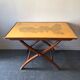 Mahogany boat folding table