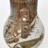 Ceramic jug by André L'Helguen for Keraluc Quimper