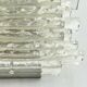 Poliarte glass wall lamp "Vesta", Italy 1970s