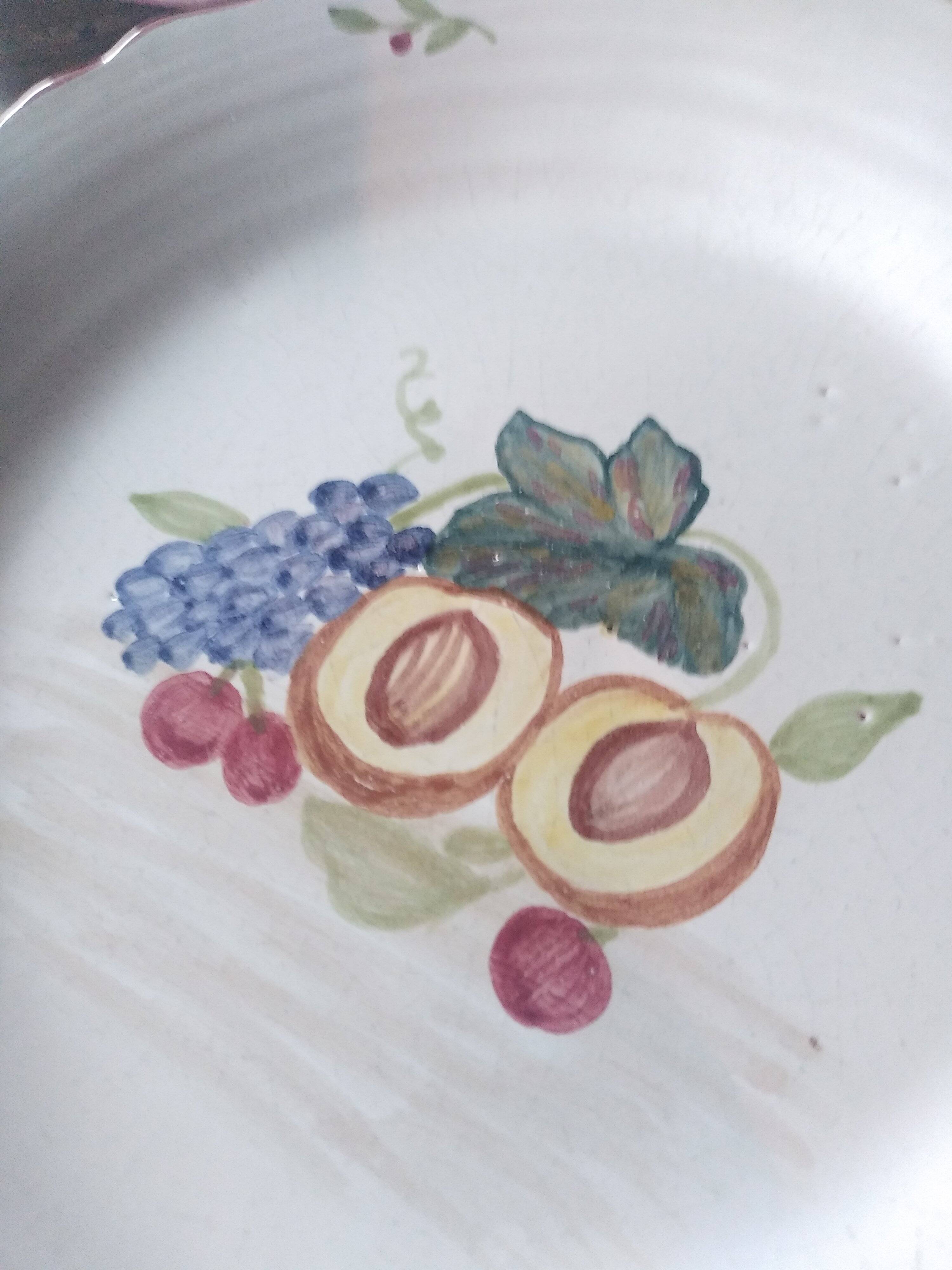 Ceramic plates. 70s/80s Work inspired by the 16th and 17th centuries.