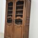 Louis XV style wooden mesh library cupboard in solid wood