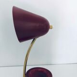 Brass and ceramic bedside lamp 1950