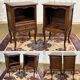 Pair of oak bedside tables in Louis XV style from the 1950s.