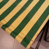 Lot vintage metal foldable stools