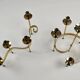 Set of Brass “Swirl” and “Spiral” Candle Holders by Gunnar Ander for Ystad-Metall, Sweden, 1960s