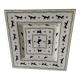 Large square dish RB Bernarda with animal decoration.