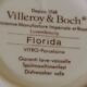 4 chocolate cups in vitro porcelain Villeroy & Boch model Florida diam 9 cm