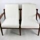 Beautiful vintage double sofa bench from the 70s - ivory boucle