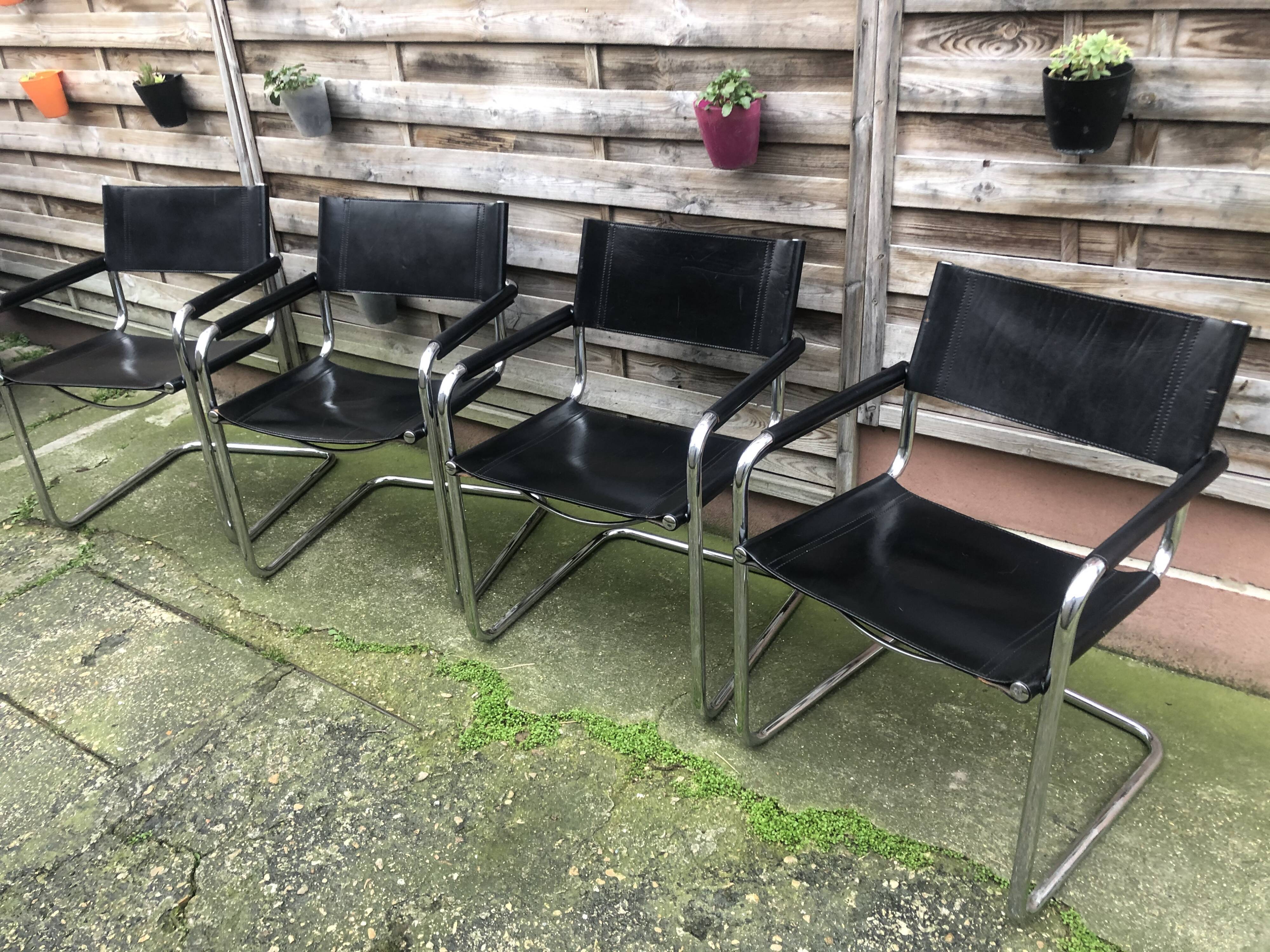 Cantilever S34 design Mart Stam armchair 80