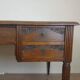 Very large oak center desk from the Art Deco period circa 1930