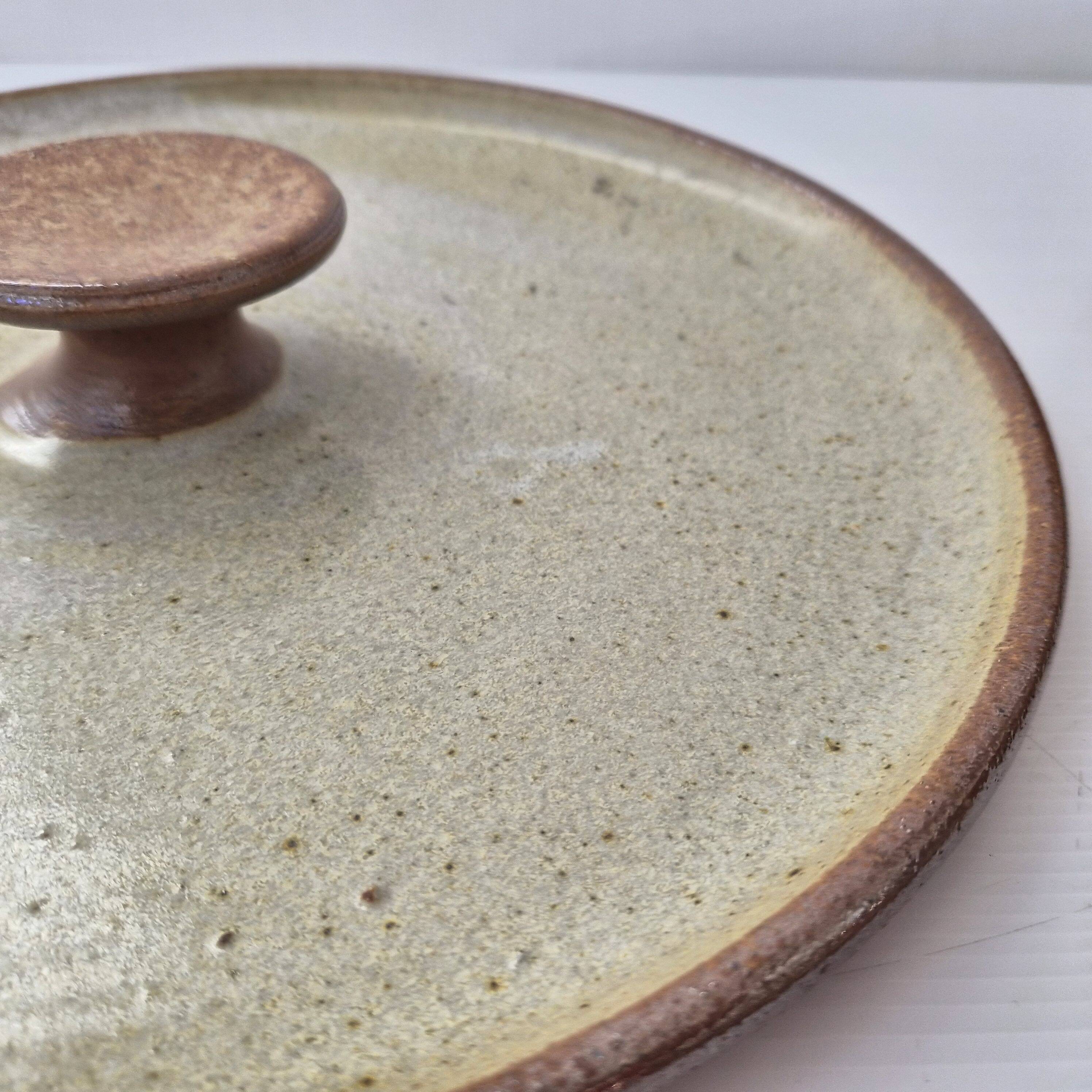 Vintage stoneware serving dish from the 1970s.