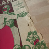 Affiche ancienne "Yes We have no bananas" - Ed. F. Salabert Paris