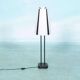 1980s IKEA floor lamp, Memphis Vistofta medium table lamp.
