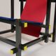 Armchair Red & Blue Gerrit Rietveld