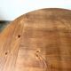 Round brutalist coffee table from the 1950s.