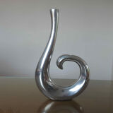 Design candle holder in cast aluminum 80s