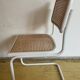 5 Cesca chairs by Marcel Breuer for Thonet