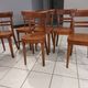 Suite of 6 chairs of bistrot Fischel 1930