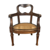 Louis XVI-style office chair caning