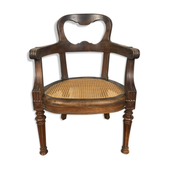 Louis XVI-style office chair caning