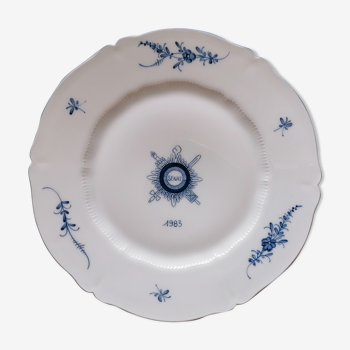 Assiette porcelaine Chantilly