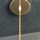Pendant light 60s golden amber glass