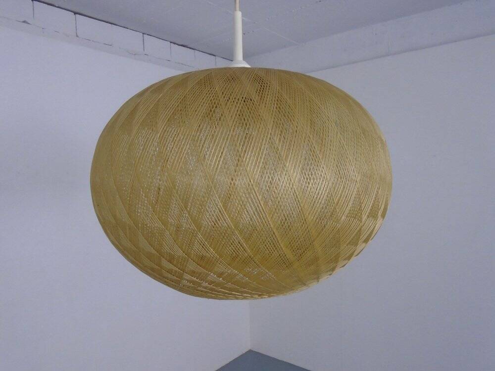 Spun Fibreglass Pendant Lamp, Germany, 1960s